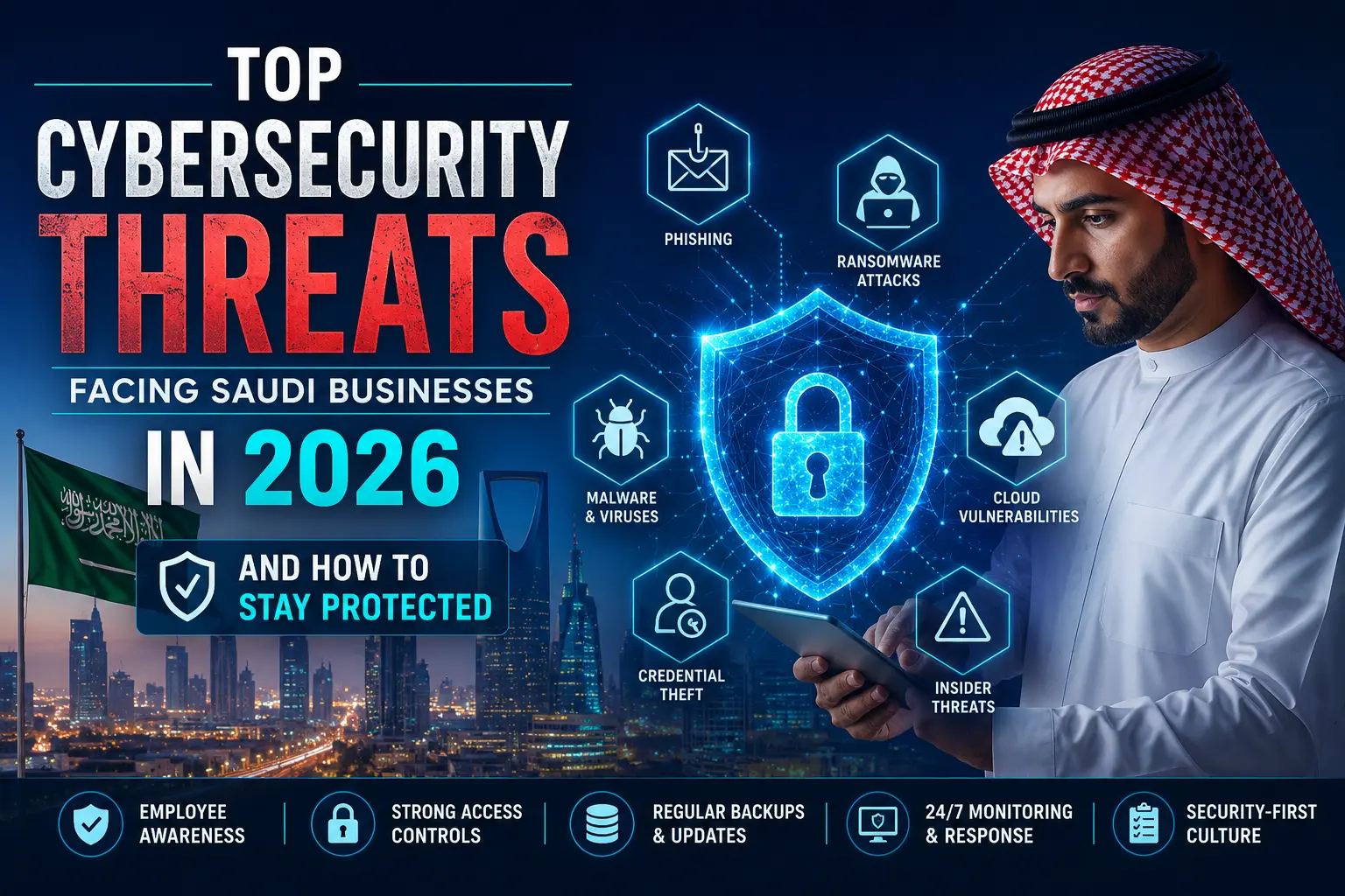 Top Cybersecurity Threats Facing Saudi Businesses in 2026And How to Stay Protected